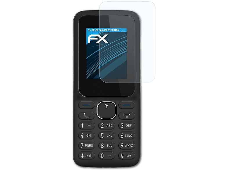ATFOLIX 3x FX-Clear Displayschutz(für Wiko Lubi 5 Plus)