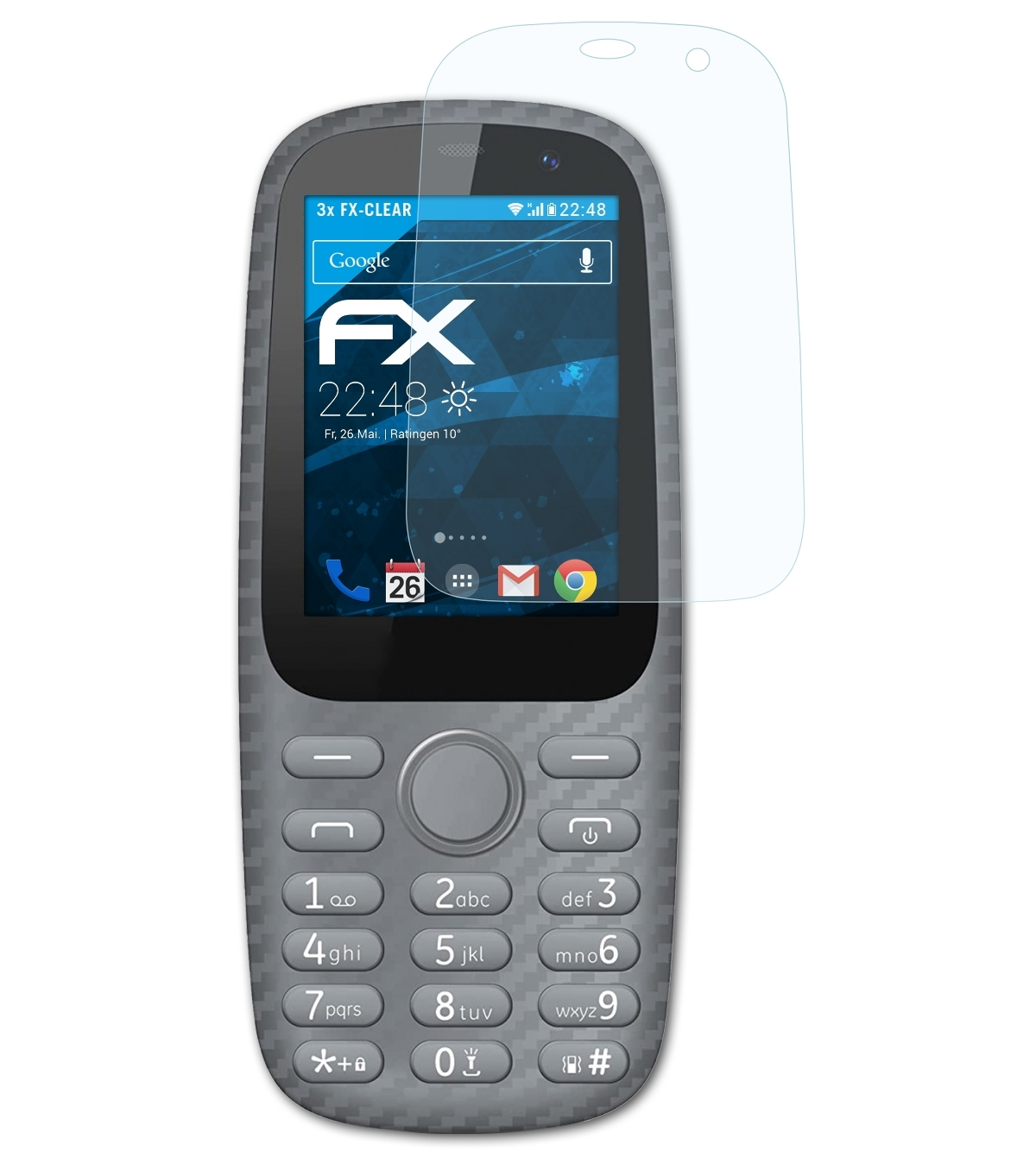 FX-Clear 3x Displayschutz(für ATFOLIX E24) Energizer