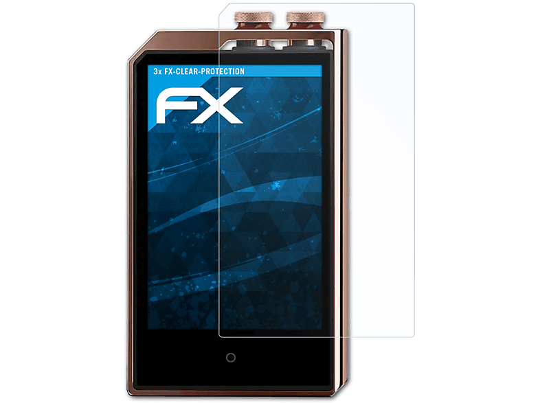 Cowon L) ATFOLIX Plenue FX-Clear 3x Displayschutz(für