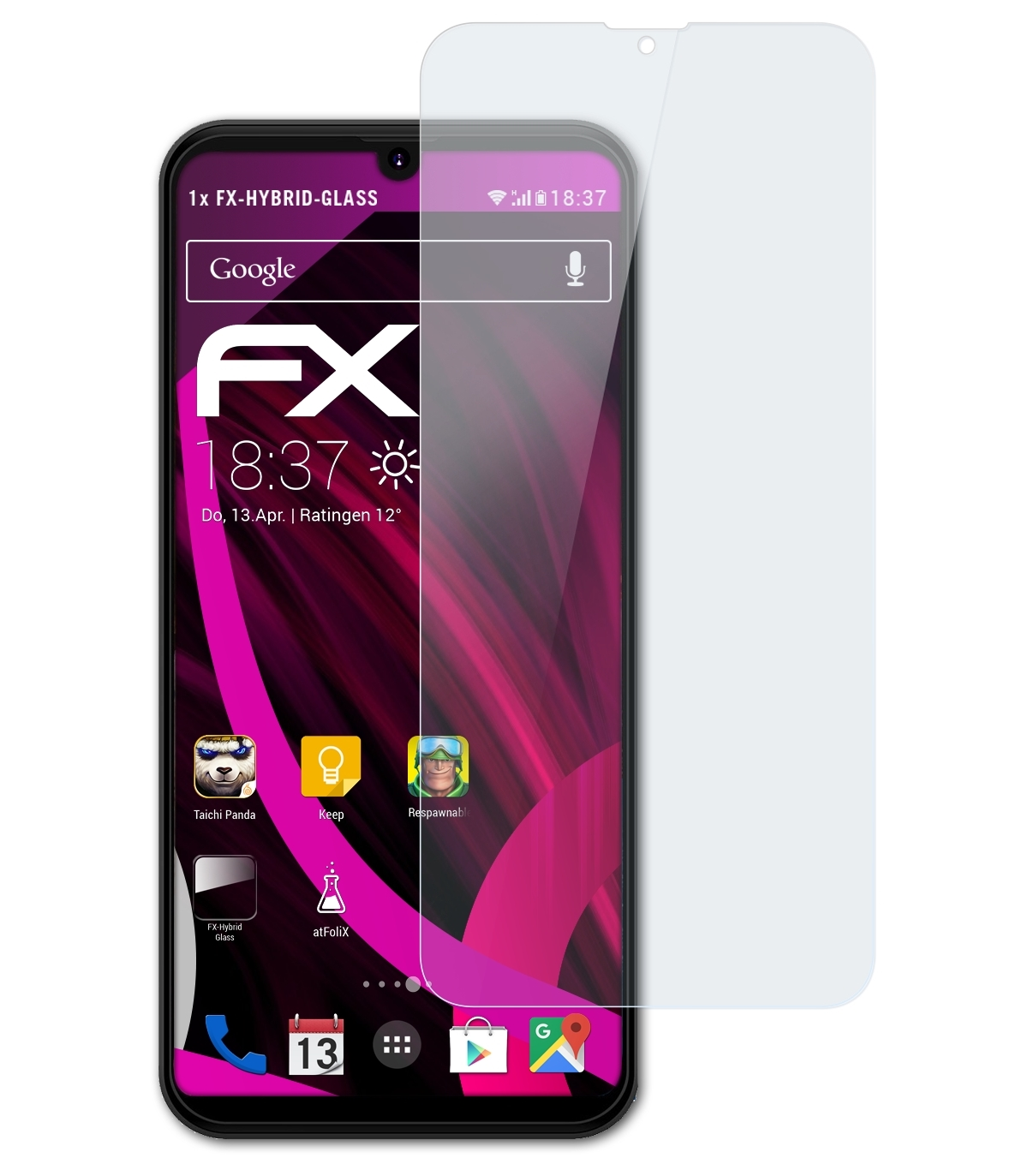 FX-Hybrid-Glass Energizer Ultimate U608S) ATFOLIX Schutzglas(für