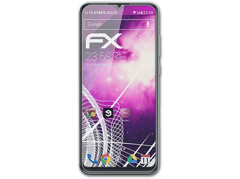 Galaxy Schutzglas(für ATFOLIX FX-Hybrid-Glass Samsung F04)