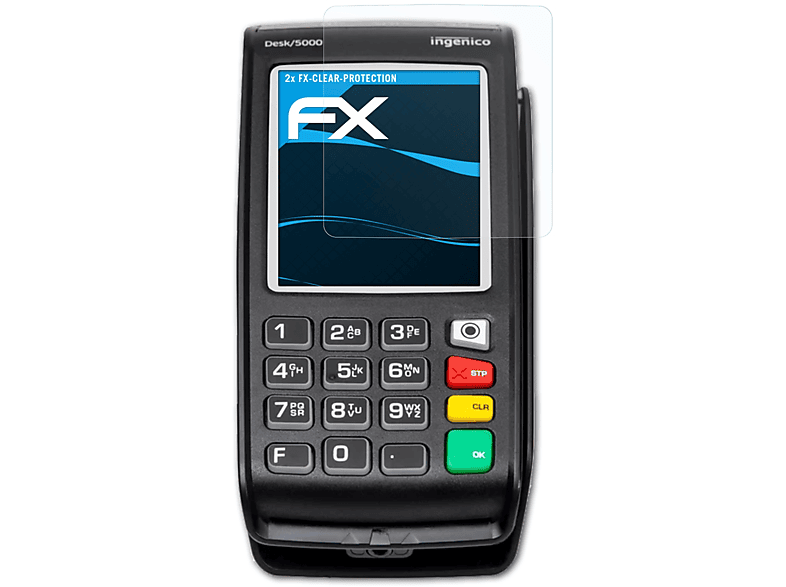 ATFOLIX 2x FX-Clear Displayschutz(für REA Card T9 Pro)