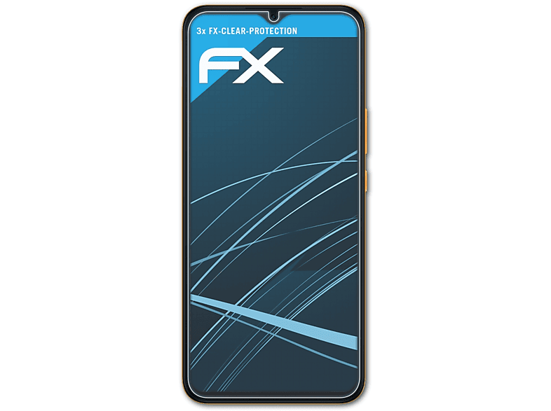 ATFOLIX 3x FX-Clear Displayschutz(für Honor X5)