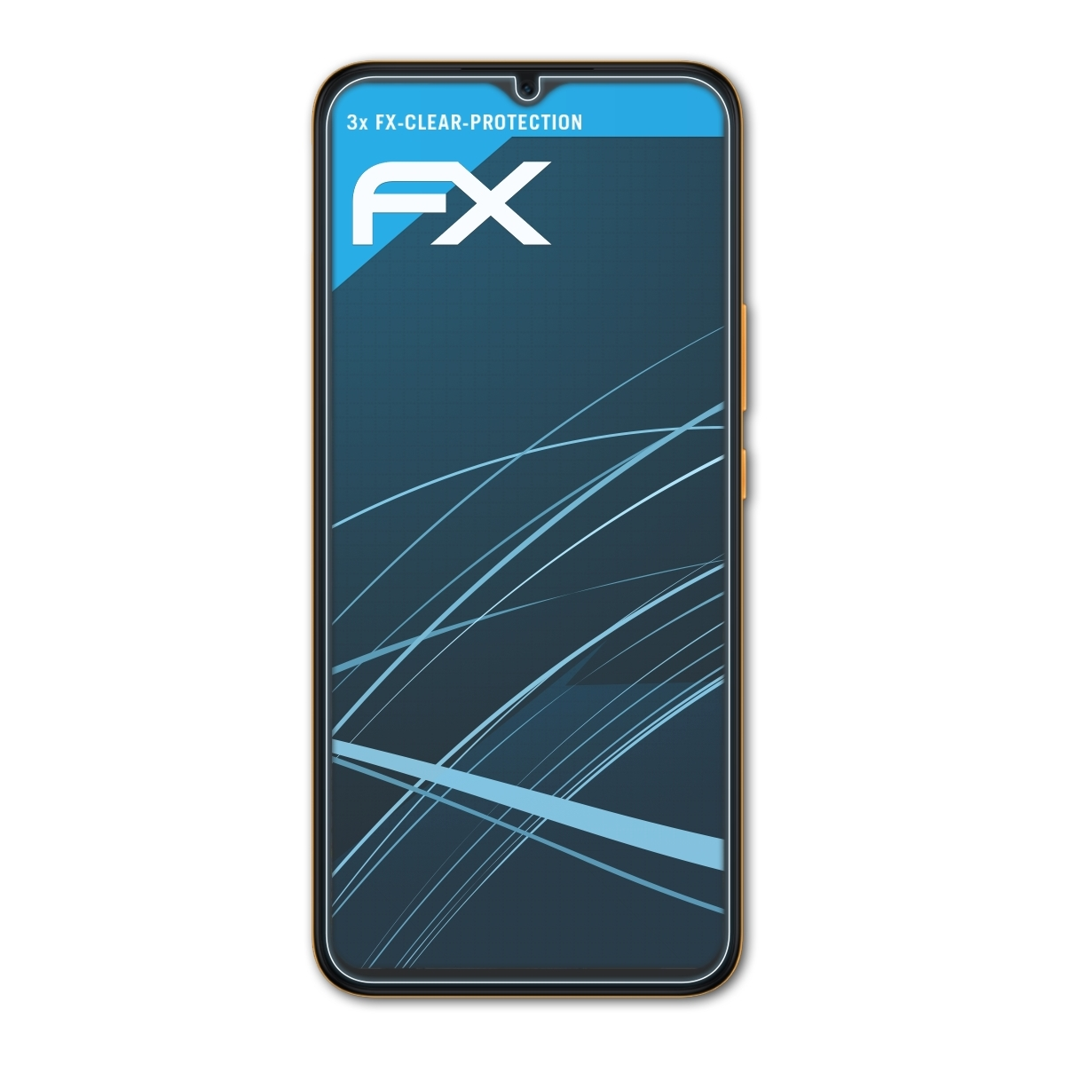 Displayschutz(für FX-Clear Honor ATFOLIX X5) 3x
