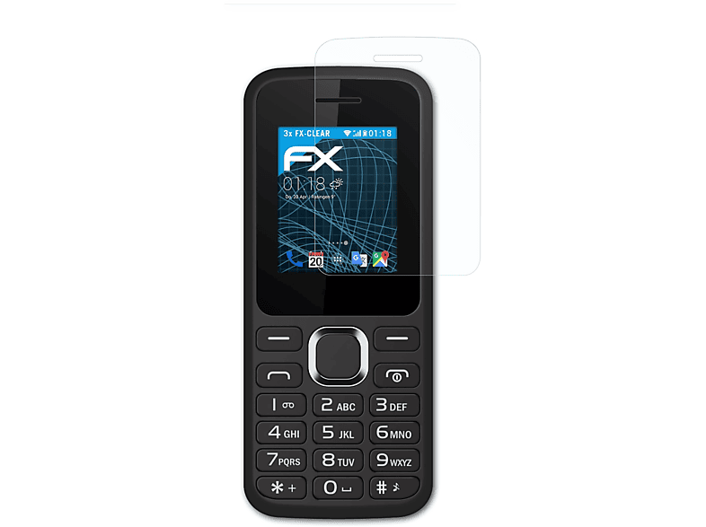 ATFOLIX 3x FX-Clear Displayschutz(für FS 03) Blaupunkt