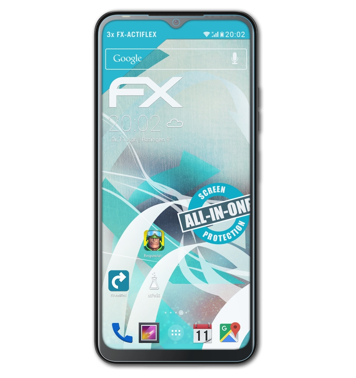 6 Tecno FX-ActiFleX Pop Displayschutz(für ATFOLIX 3x Pro)