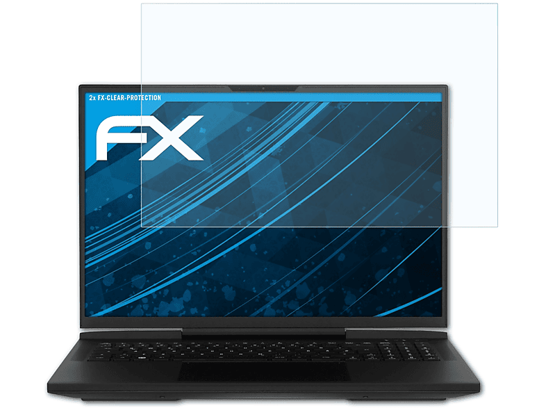 Displayschutz(für (Gen 4)) ATFOLIX Stellaris 2x 17 Tuxedo FX-Clear