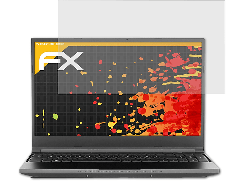 15 FX-Antireflex 2x ATFOLIX Stellaris Displayschutz(für Tuxedo (Gen 4))