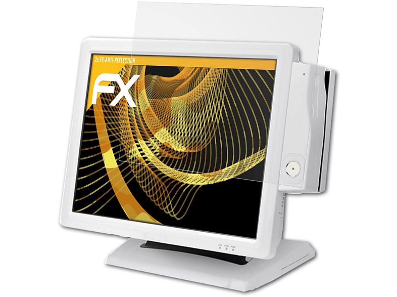 ATFOLIX 2x Sam4s Displayschutz(für FX-Antireflex SPT-4750)