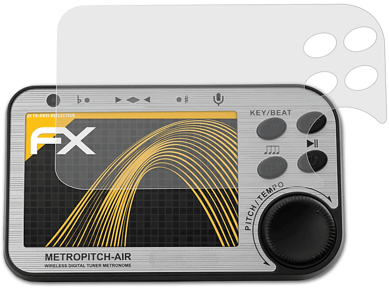 KLIQ FX-Antireflex ATFOLIX 2x Displayschutz(für Air) MetroPitch