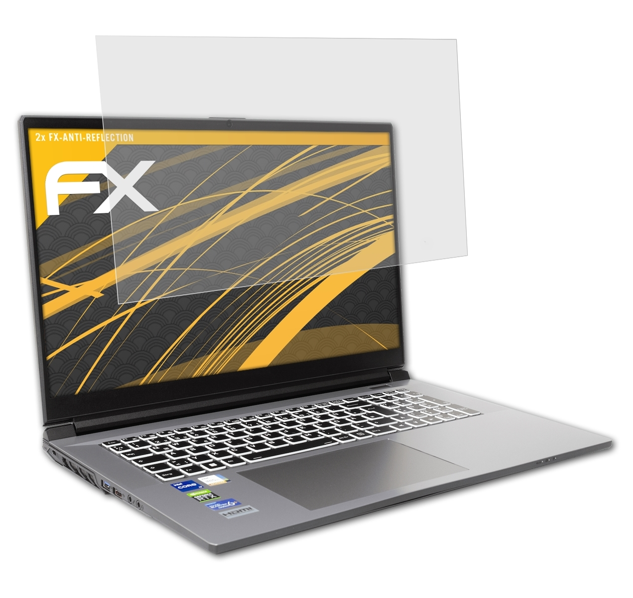 ATFOLIX 2x FX-Antireflex Displayschutz(für Captiva Gaming 168-200) Advanced