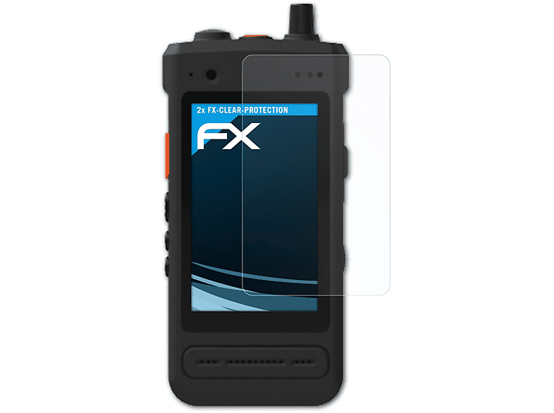 ATFOLIX 2x FX-Clear Displayschutz(für Winmate P400M9)