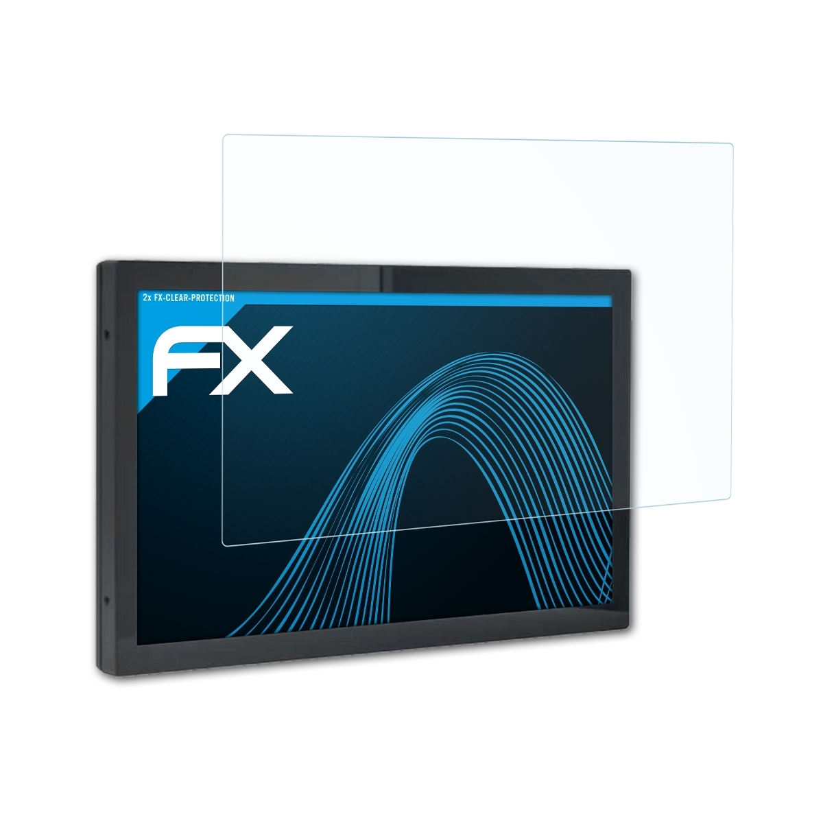 ATFOLIX 2x FX-Clear Displayschutz(für Aures (21.5 Inch)) Yuno Kiosk