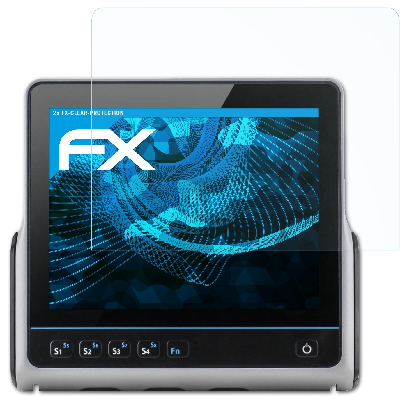 ATFOLIX FX-Clear Displayschutz(für ads-tec VMT9010) 2x