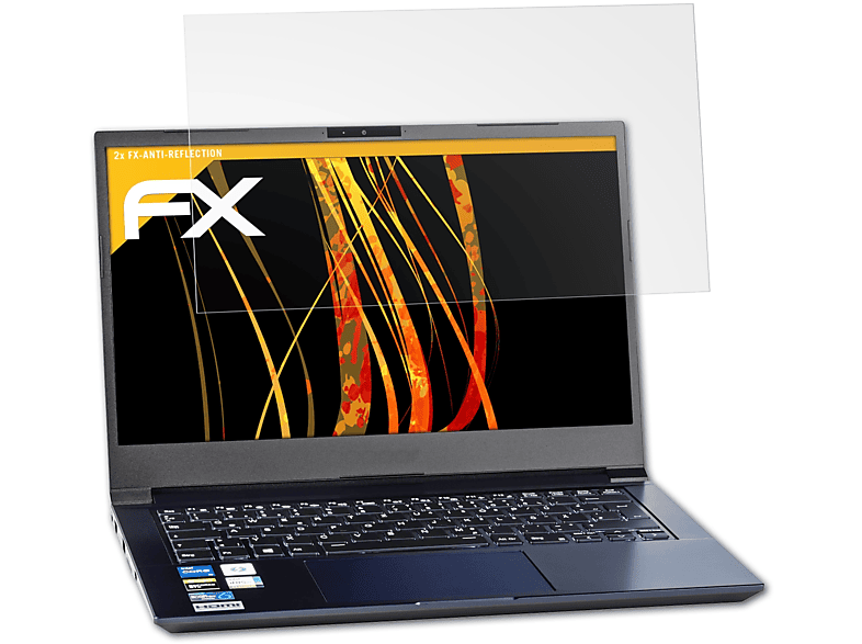 ATFOLIX 2x FX-Antireflex Displayschutz(für Captiva Advanced Gaming I59-149)