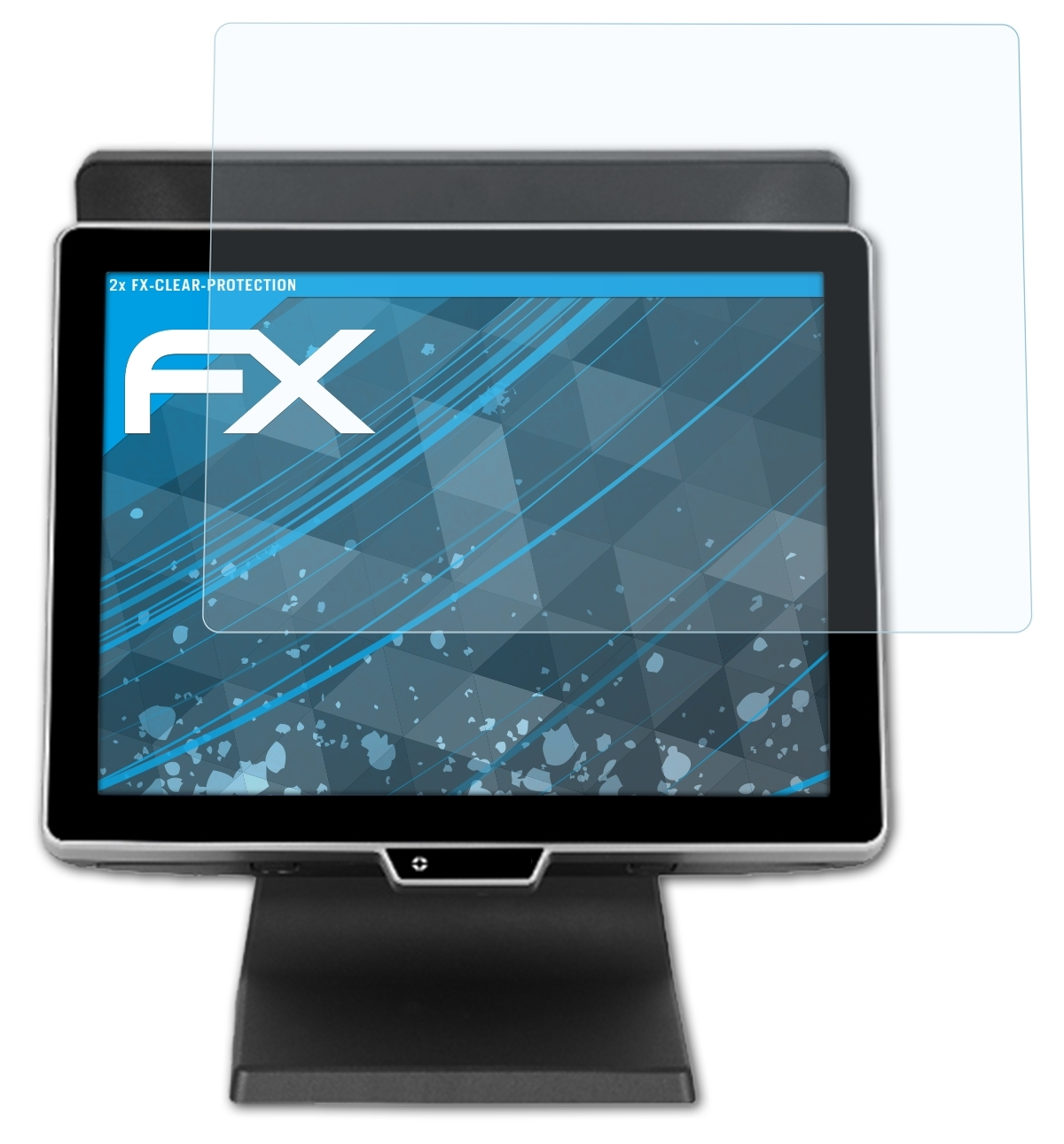 ATFOLIX 2x FX-Clear Displayschutz(für Zonerich ZQ-T8650)