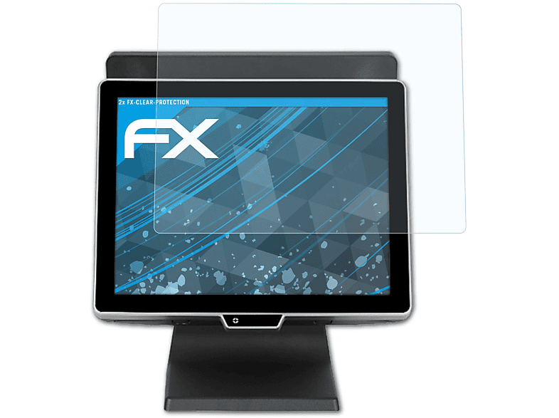 ATFOLIX 2x FX-Clear Displayschutz(für Zonerich ZQ-T8650)