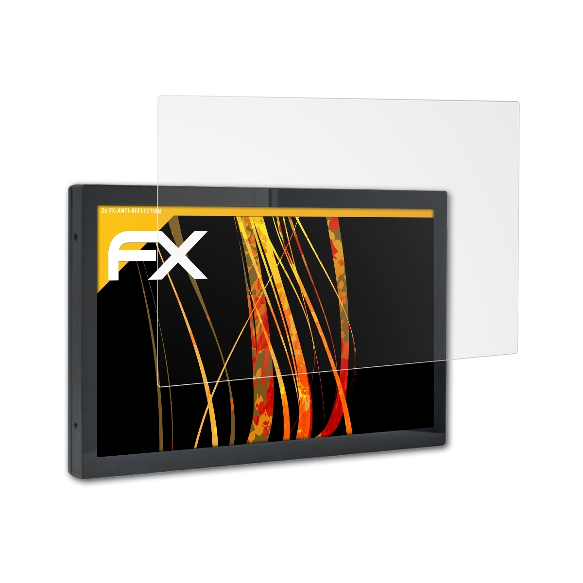 ATFOLIX 2x FX-Antireflex Aures Displayschutz(für Inch)) Yuno Kiosk (21.5