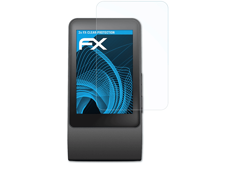 ATFOLIX 2x FX-Clear Displayschutz(für Emporia CARB-DIOX-DECT-B)
