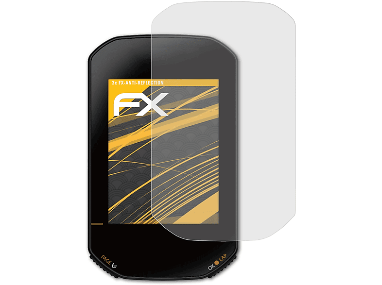ATFOLIX Bryton Displayschutz(für Rider 420) FX-Antireflex 3x