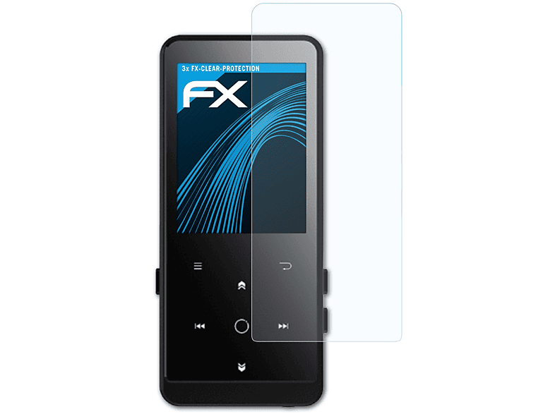 C8) AGPTek FX-Clear ATFOLIX 3x Displayschutz(für