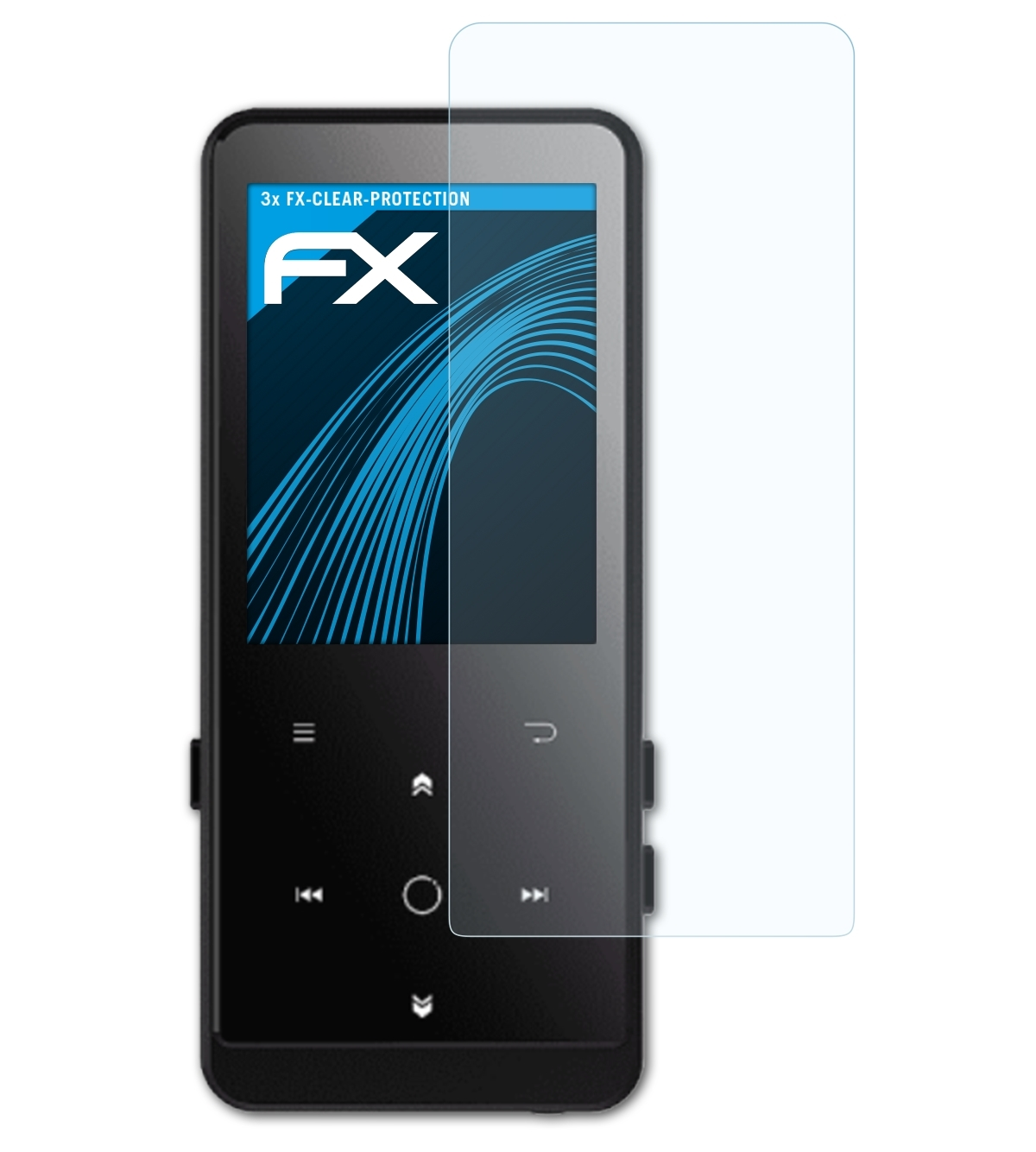 C8) FX-Clear ATFOLIX AGPTek Displayschutz(für 3x