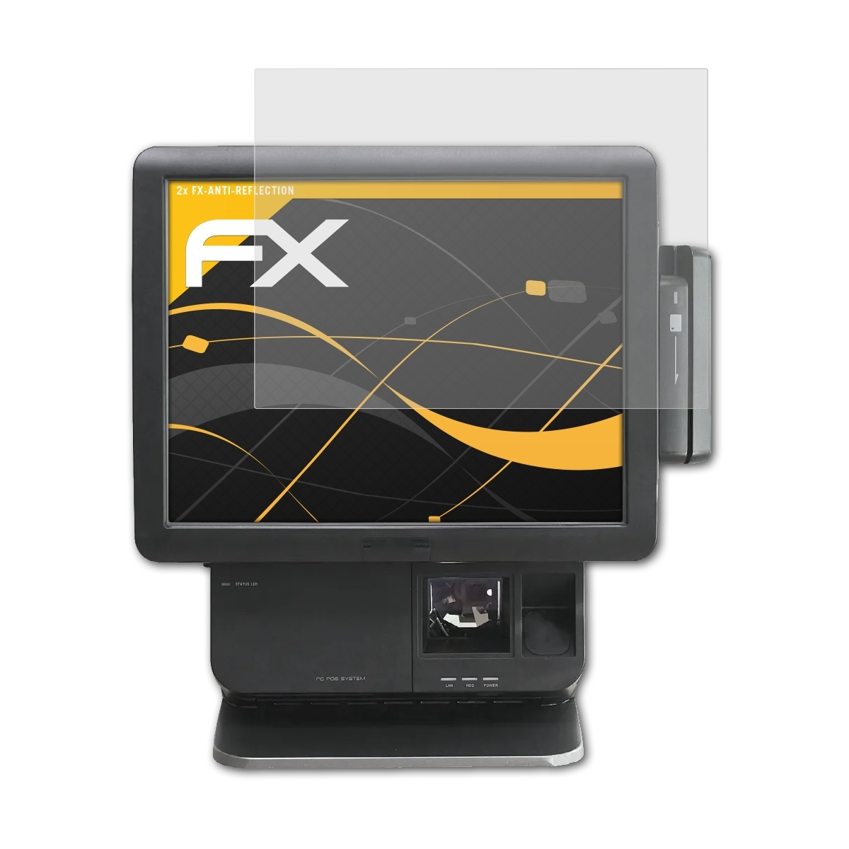 2x FX-Antireflex SPT-7000) Sam4s ATFOLIX Displayschutz(für