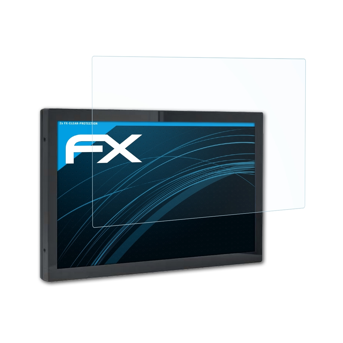 ATFOLIX 2x Aures Yuno FX-Clear Inch)) Kiosk (17 Displayschutz(für