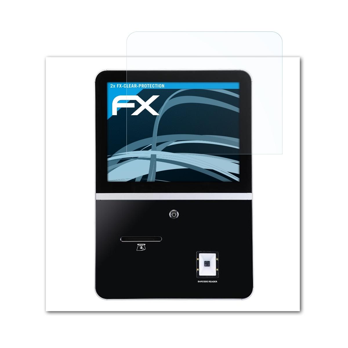 ATFOLIX 2x FX-Clear Displayschutz(für Sam4s SK-161)