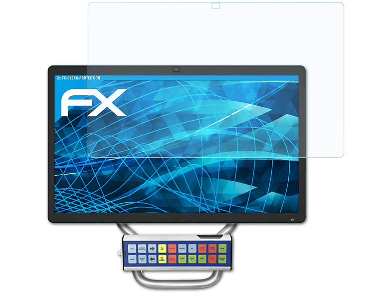 Micros Displayschutz(für 4 Series) Express Station ATFOLIX Oracle 2x FX-Clear