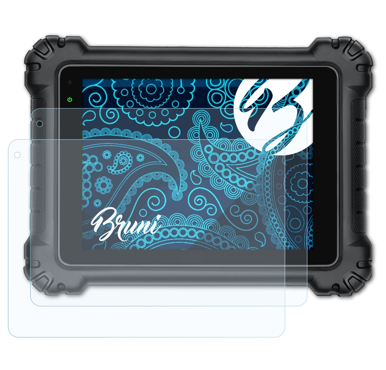 BRUNI 2x Autel MaxiSYS Basics-Clear Schutzfolie(für MS919)