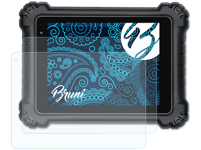 BRUNI 2x Basics-Clear Schutzfolie(für Autel MaxiSYS MS919)