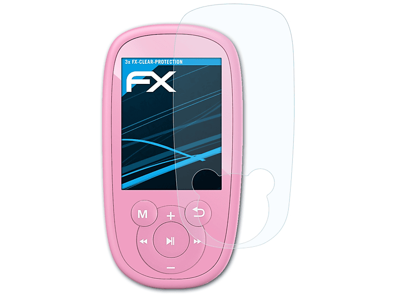 ATFOLIX 3x FX-Clear AGPTek Displayschutz(für K2)