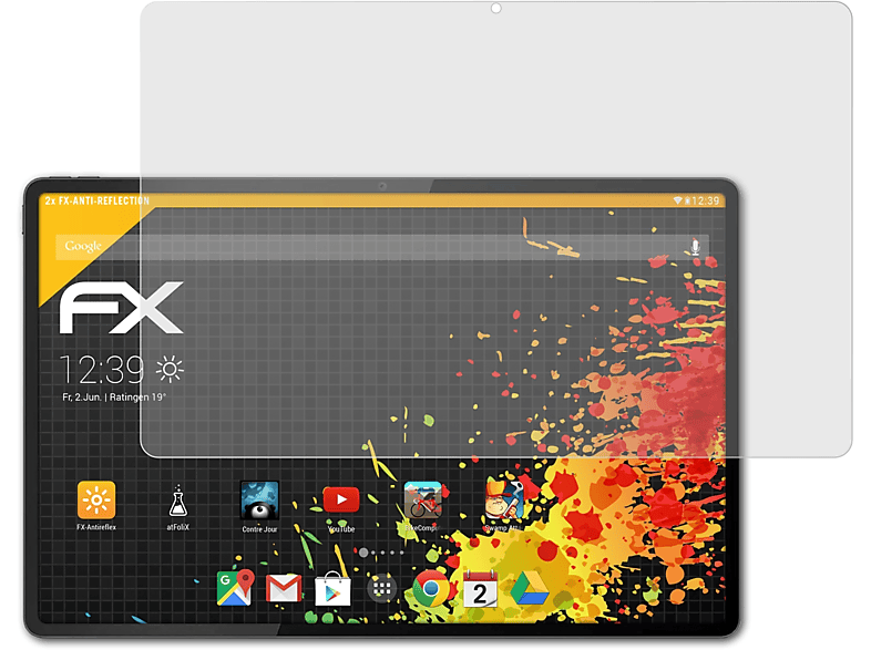 ATFOLIX Lenovo Extreme) Tab FX-Antireflex Displayschutz(für 2x