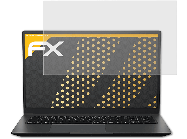 ATFOLIX 2x FX-Antireflex Displayschutz(für Medion AKOYA P17615 (MD62495))