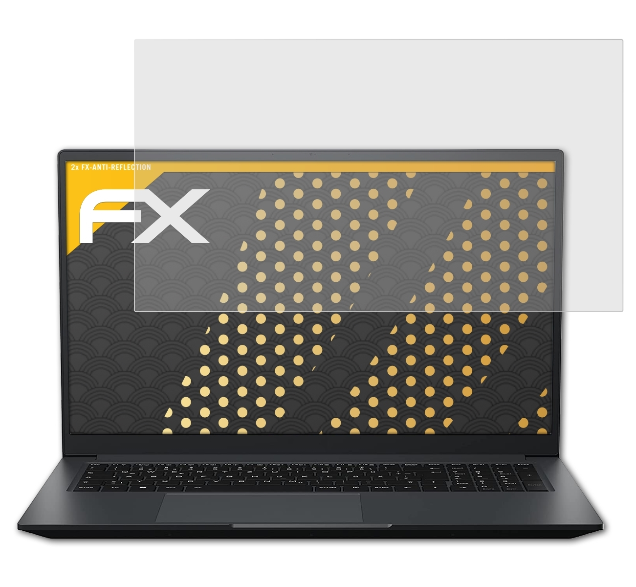 ATFOLIX 2x FX-Antireflex Displayschutz(für P17615 (MD62495)) Medion AKOYA