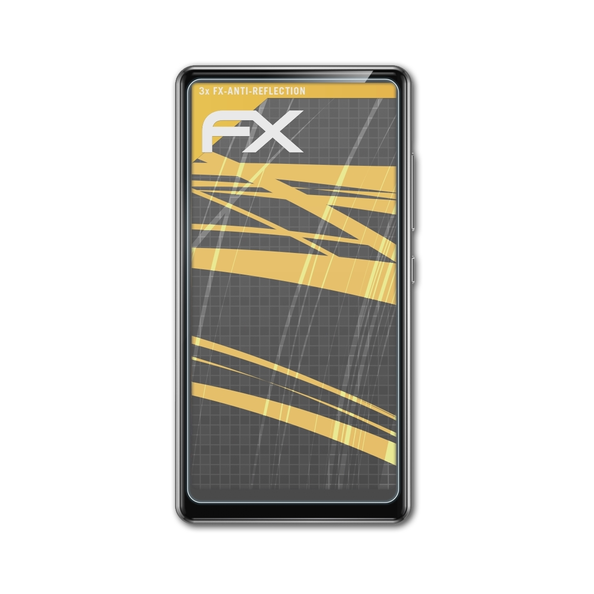 ATFOLIX T03S) 3x Displayschutz(für FX-Antireflex AGPTek
