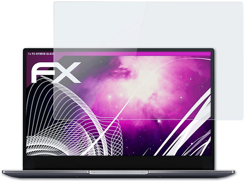MagicBook Schutzglas(für 14) ATFOLIX FX-Hybrid-Glass Honor