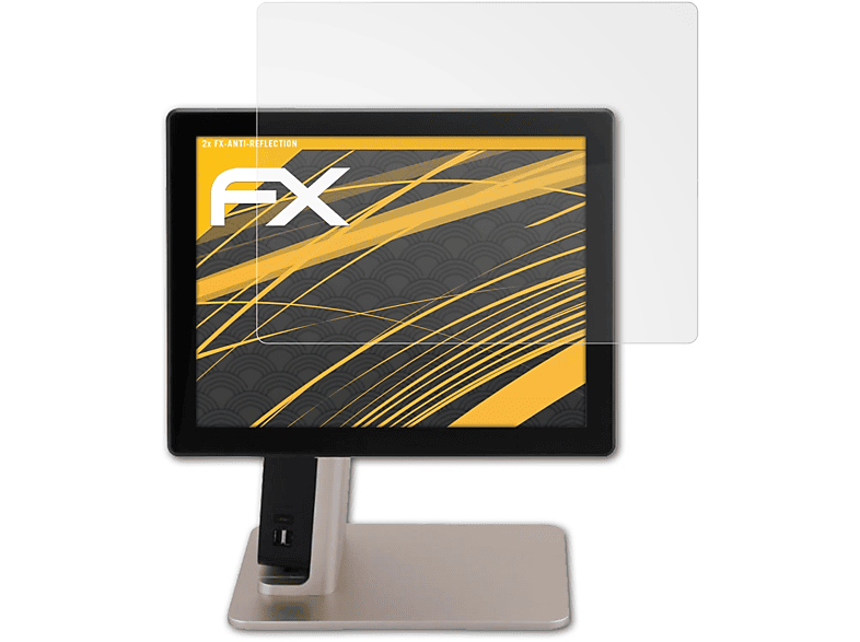 ATFOLIX 2x Forza FX-Antireflex Displayschutz(für (10.1 Sam4s Inch))