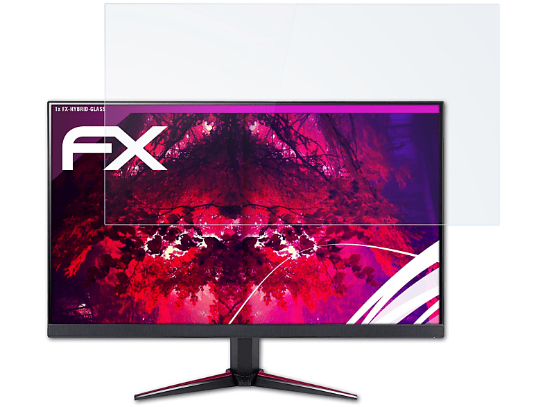 ATFOLIX FX-Hybrid-Glass Schutzglas(für Acer Nitro VG270)