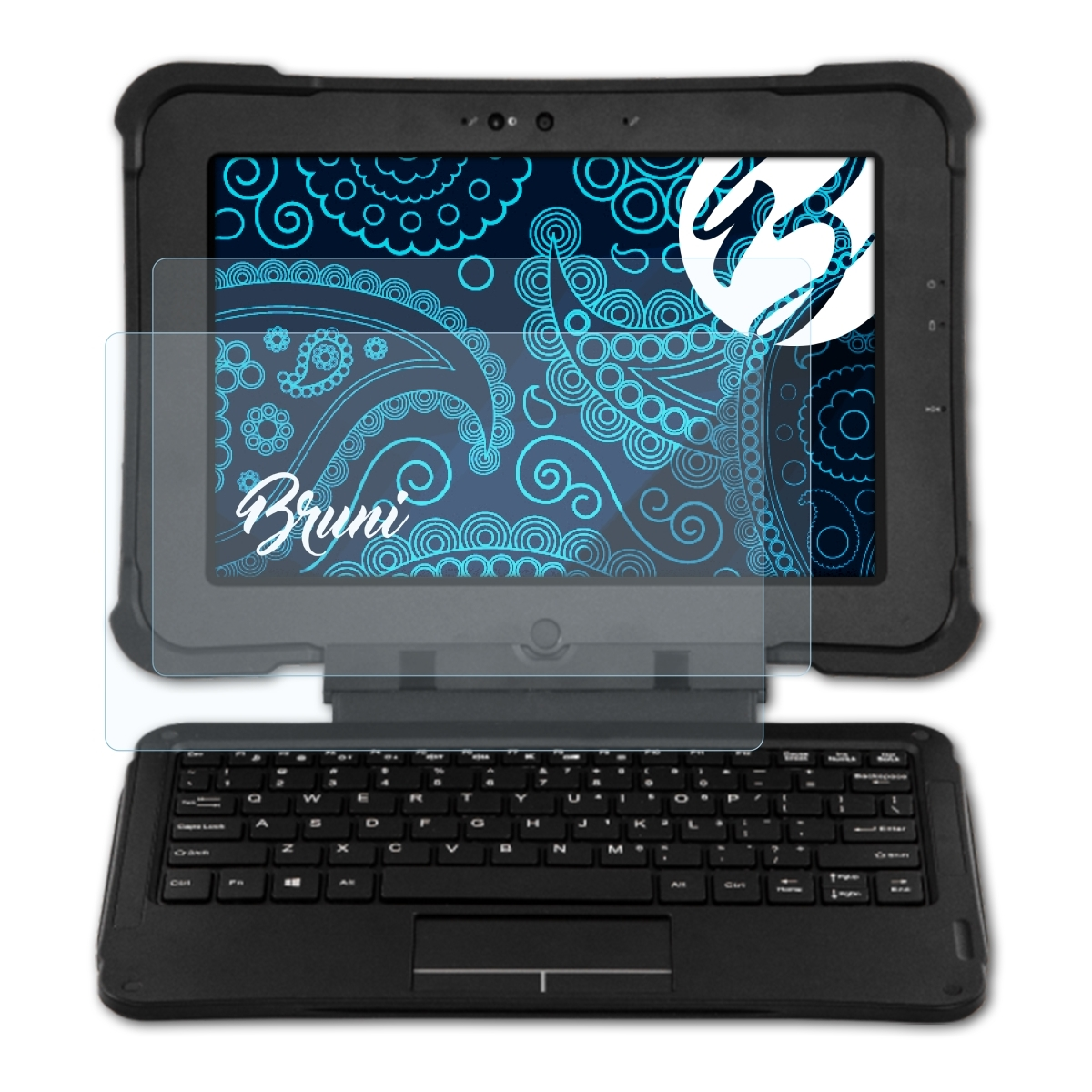 BRUNI 2x Basics-Clear Schutzfolie(für L10 (Android)) Zebra XBook