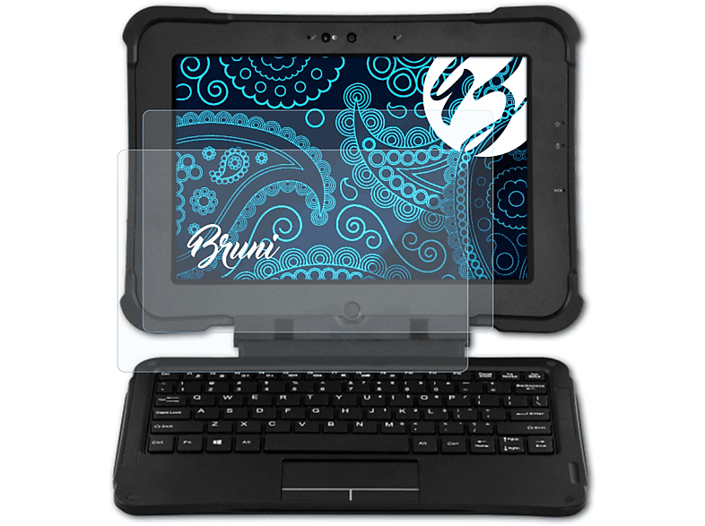 (Android)) 2x BRUNI L10 Schutzfolie(für Zebra Basics-Clear XBook