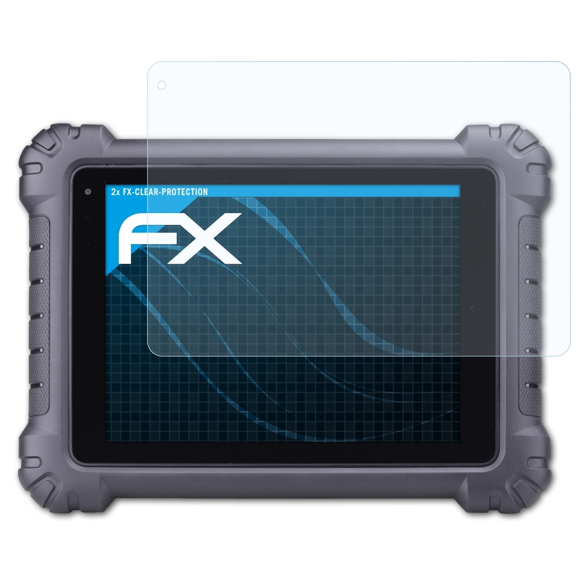 ATFOLIX 2x FX-Clear MS906CV) MaxiSYS Autel Displayschutz(für