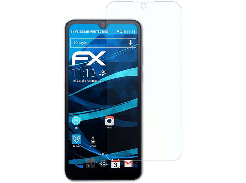ATFOLIX 3x FX-Clear Displayschutz(für TCL 304) | Displayschutzfolien & Gläser