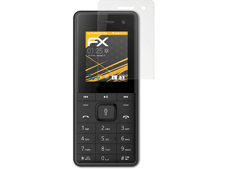 ATFOLIX 3x FX-Antireflex Energizer E3) Displayschutz(für