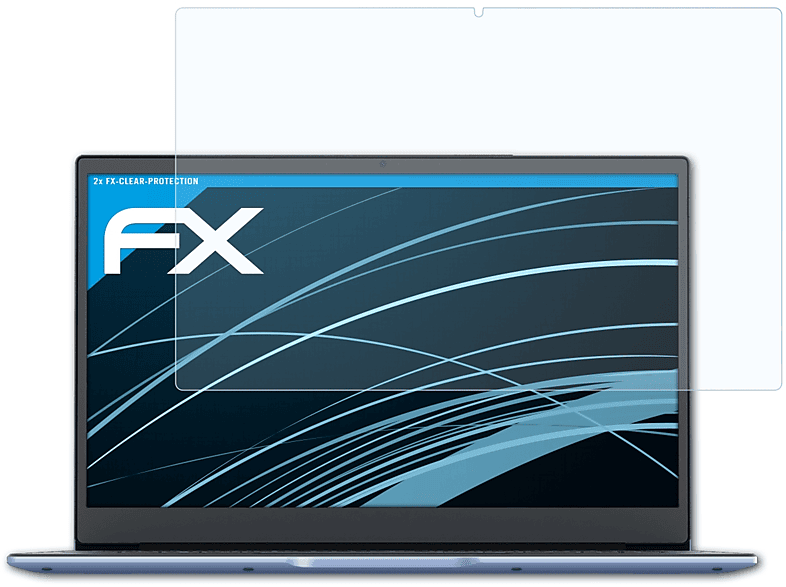 ATFOLIX 2x Displayschutz(für Book TCL Go) FX-Clear 14