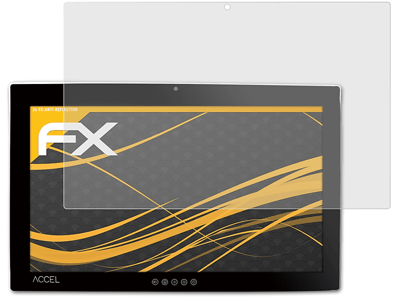 ATFOLIX 2x FX-Antireflex Displayschutz(für Onyx Healthcare ACCEL-A3201 (32 Inch))