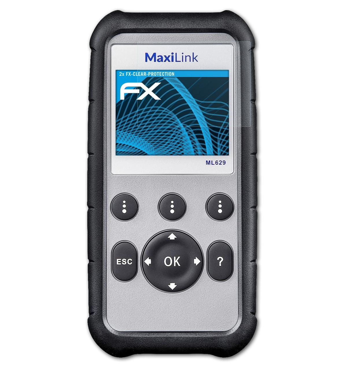 ATFOLIX 2x FX-Clear Displayschutz(für Autel ML629) MaxiLink