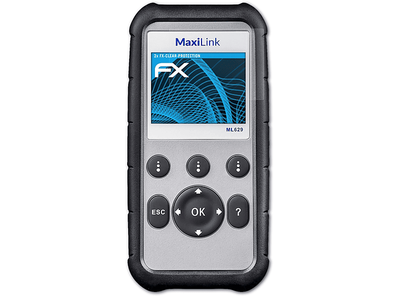 ATFOLIX 2x FX-Clear Displayschutz(für Autel MaxiLink ML629)