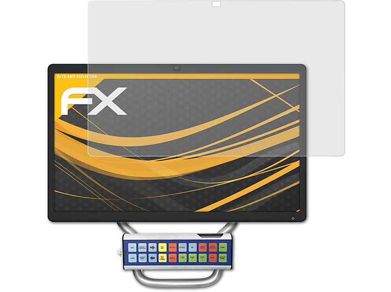 ATFOLIX 2x FX-Antireflex Displayschutz(für Oracle Micros Express Station 4 Series)